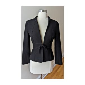 Elie Tahari Black Peplum Blazer